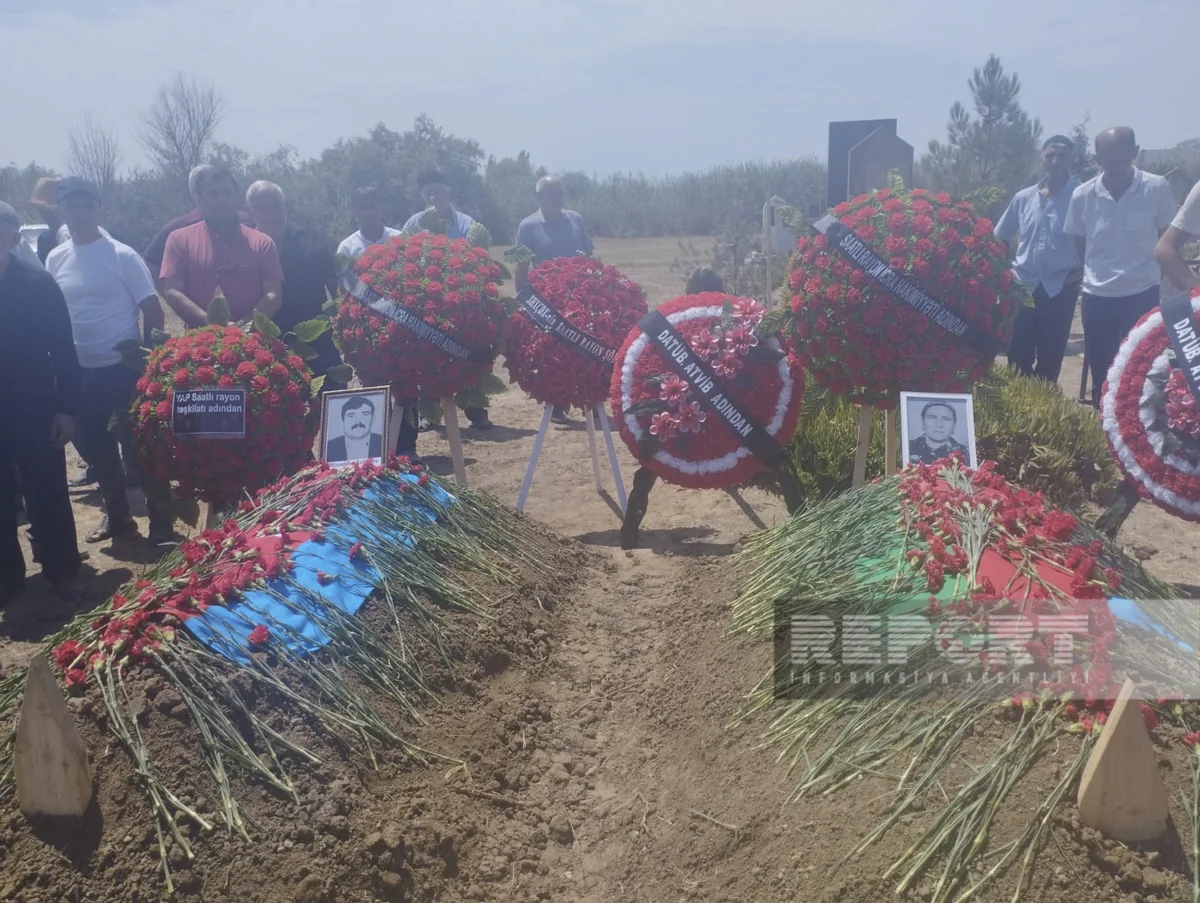 Saatlıda Birinci Qarabağ müharibəsinin daha iki şəhidi dəfn edilib - YENİLƏNİB