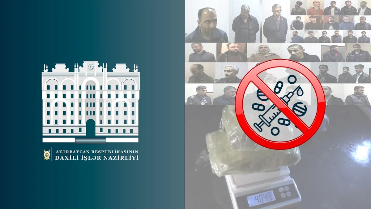 Azərbaycanda 40 narkotacir saxlanılıb