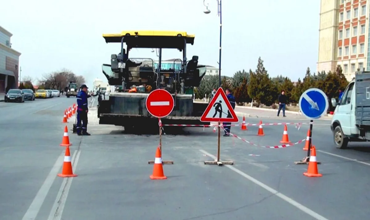 Naxçıvan şəhərinin küçə və yollarında təmir-bərpa işləri aparılır 