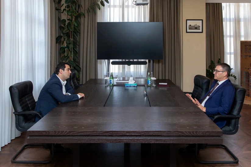 Глава AzerGold провел заключительную встречу с победителем конкурса Yüksəliş