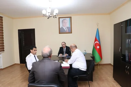 Baş prokuror Şabranda vətəndaşları qəbul edib