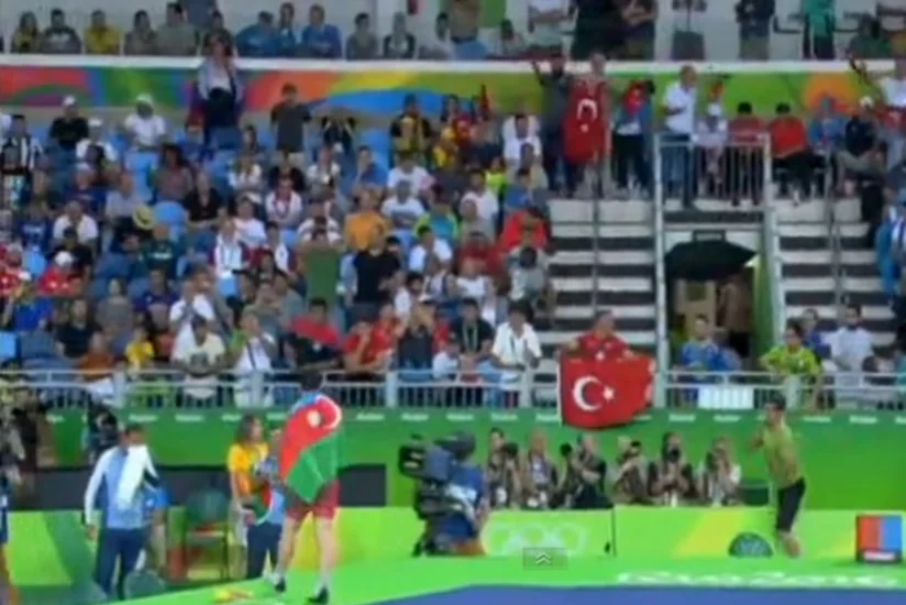 Azərbaycan güləşçisi Sabah Şəriəti Olimpiadanın bürünc medalını qazanıb