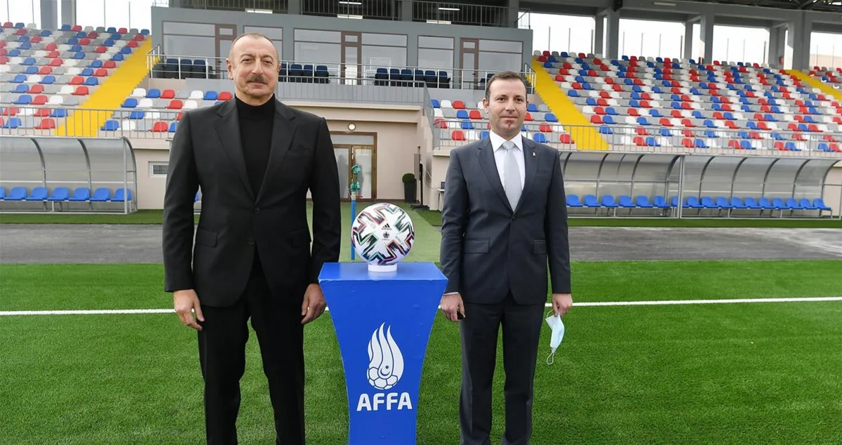 UEFA-nın saytı İlham Əliyevin Şamaxı şəhər stadionunun açılışında iştirakından yazıb