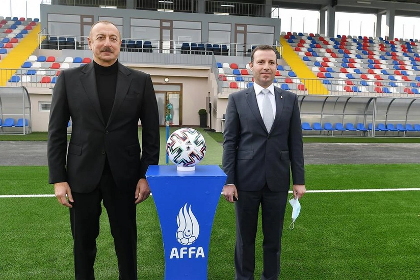 UEFA's website writes about Ilham Aliyev's participation in opening of Shamakhi city stadium