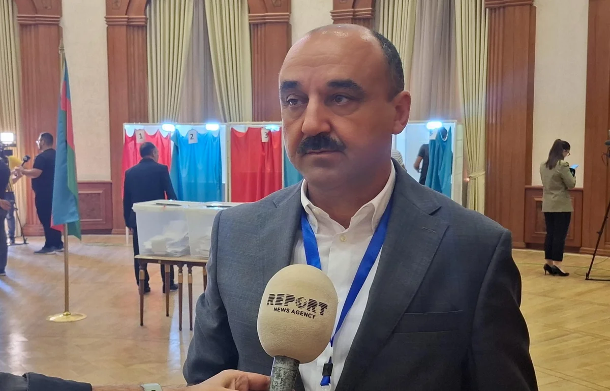 Xankəndidəki seçki məntəqəsinin sədri: Seçki tam şəffaf şəraitdə davam edir