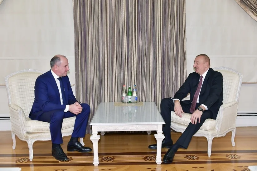 Prezident İlham Əliyev Qaraçay-Çərkəz Respublikasının başçısını qəbul edib - YENİLƏNİB