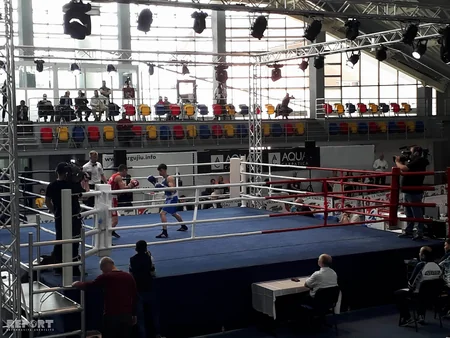 Avropa çempionatının finalında Türkiyə və Gürcüstan boksçuları arasında kütləvi dava düşüb - VİDEO