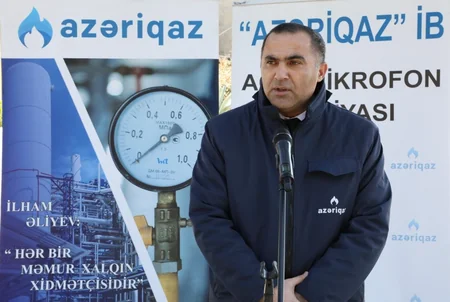 Azəriqaz Müdafiə Sənayesi Nazirliyinə məxsus zavodun qaz təchizatını bərpa edib