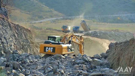 Qubadlı-Eyvazlı avtomobil yolunun inşası sürətlə davam edir