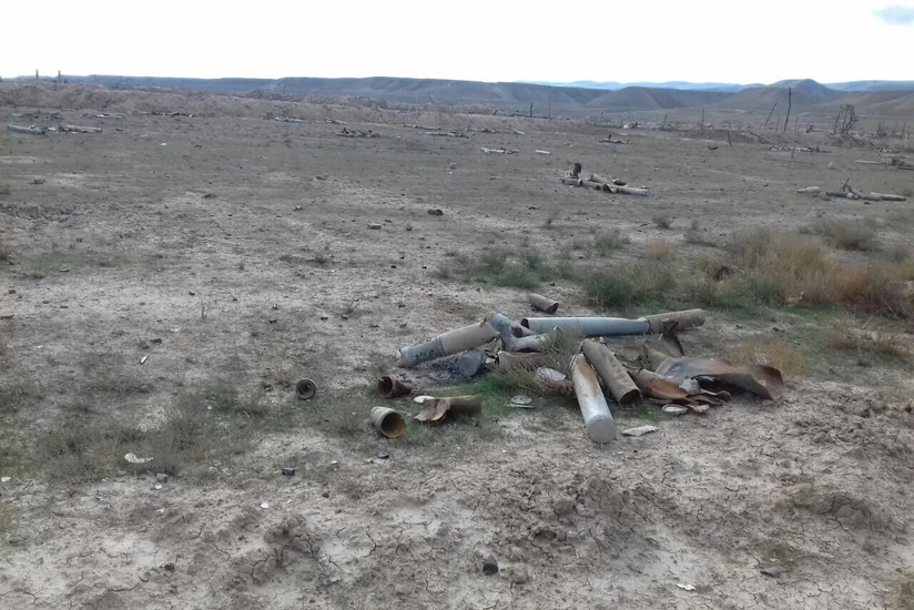 Xızıda 102 ədəd partlamamış hərbi sursat aşkar edilib