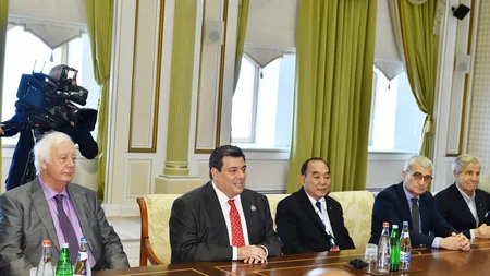 President Ilham Aliyev receives participants of 55th Convention of World Boxing Council