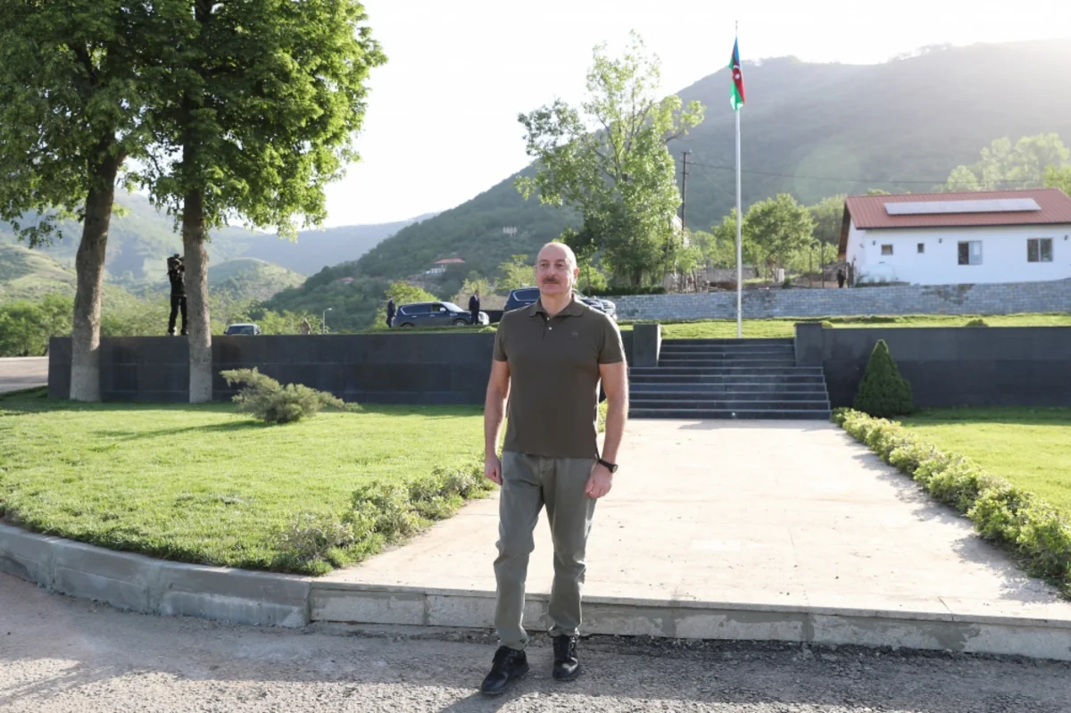 İlham Əliyev Laçın şəhərində bir sıra tədbirlərdə iştirak edib