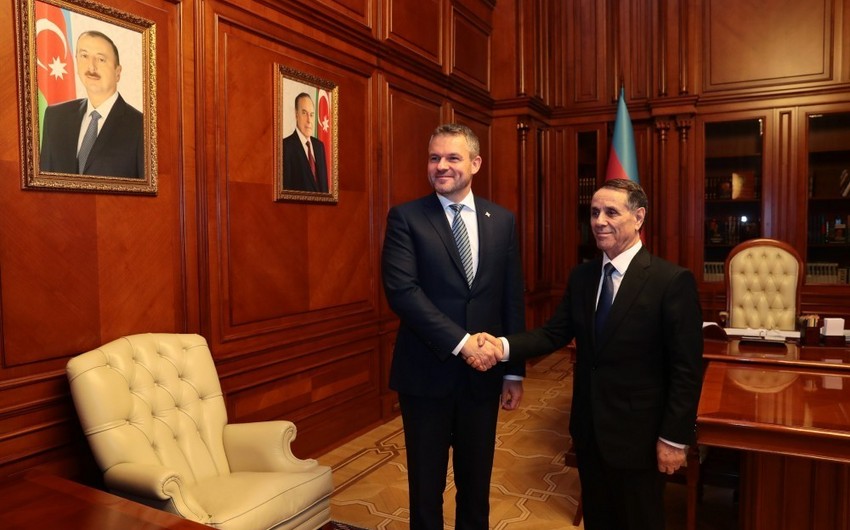 Azərbaycan və Slovakiyanın Baş nazirlərinin görüşü olub