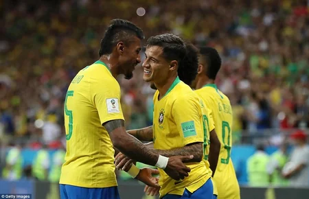 DÇ-2018: İsveçrə millisi Braziliya ilə heç-heçə edib