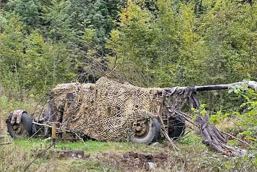 Military equipment, weapons and ammunition seized in Azerbaijan's Karabakh region