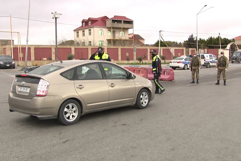 Şəhər ərazisinə daxil olmaq istəyən koronavirus xəstələri saxlanılıb