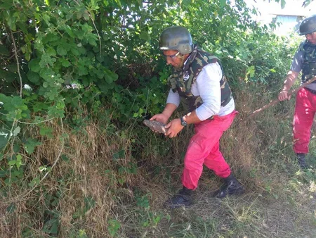 Qazaxda top mərmisi tapılıb