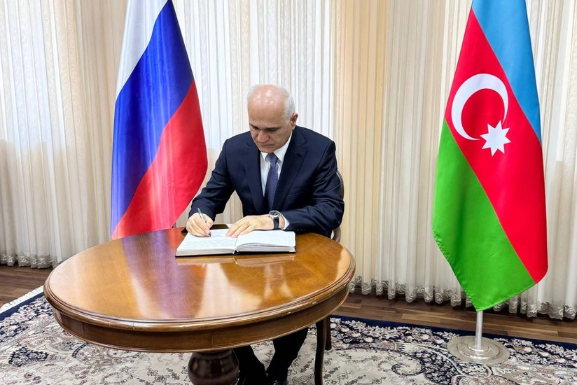 Azerbaijani deputy PM visits Russian embassy regarding recent terrorist act in Moscow