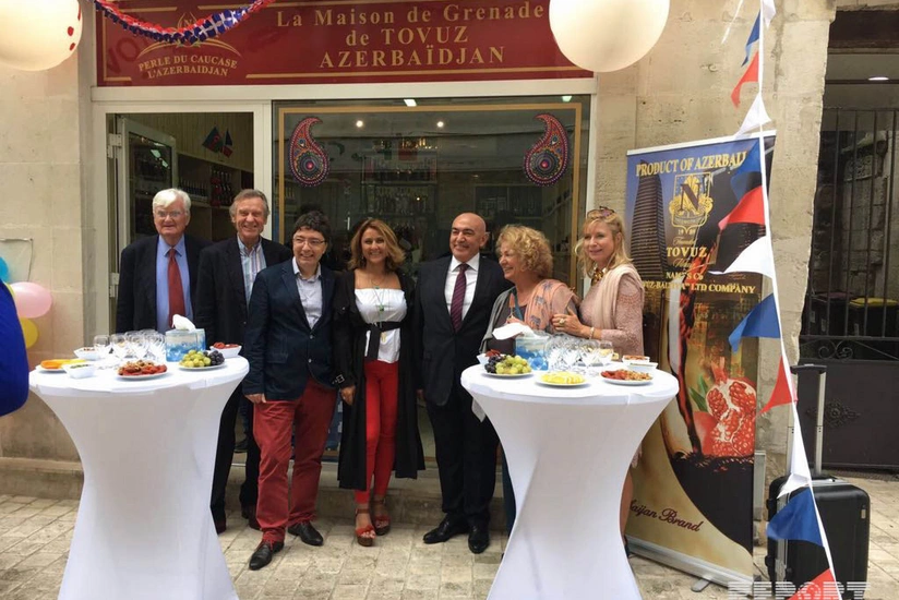 Fransanın Konyak şəhərində Tovuz Nar Evi açılıb - FOTO