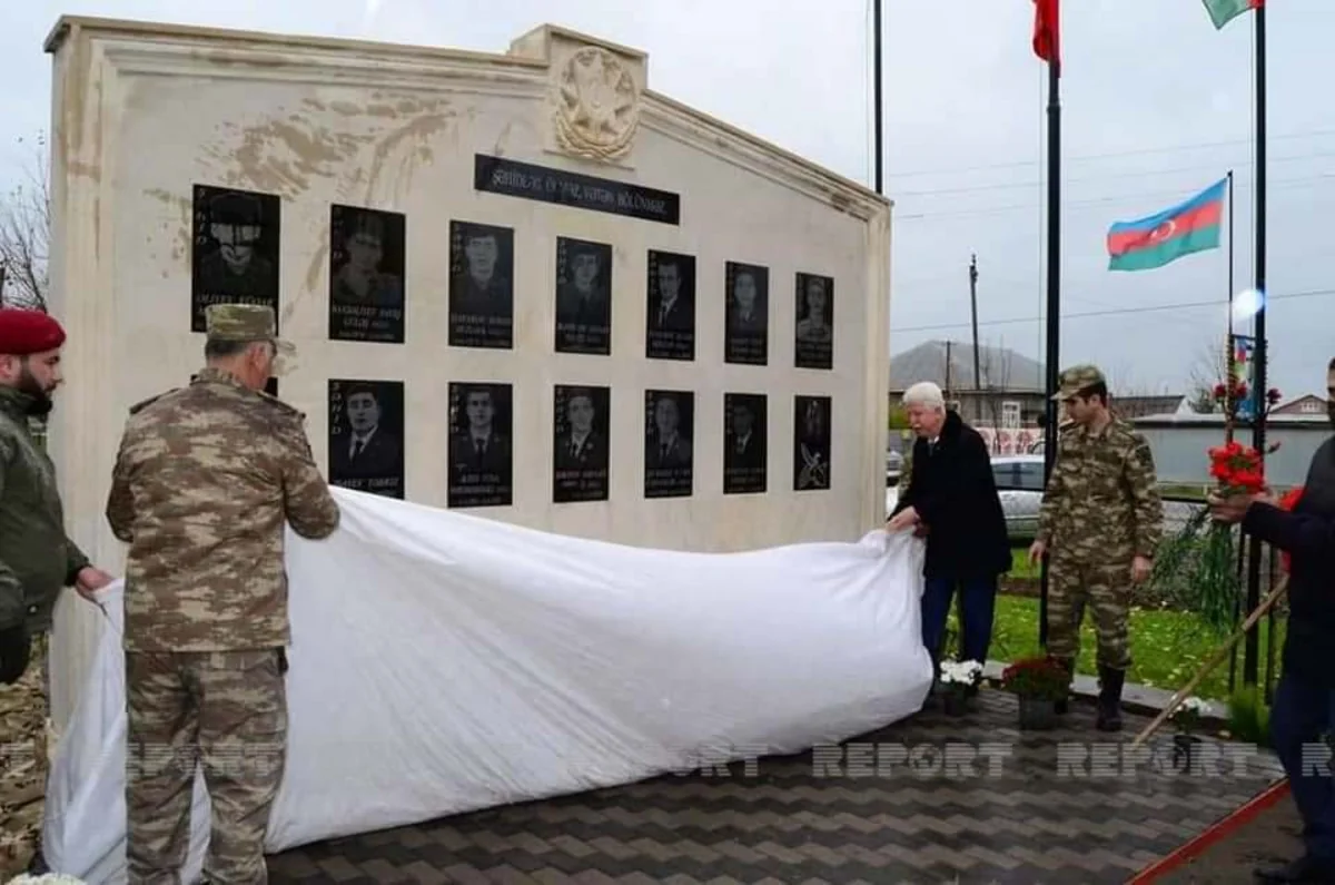 Cəlilabadda şəhidlər abidəsinin açılışı olub 