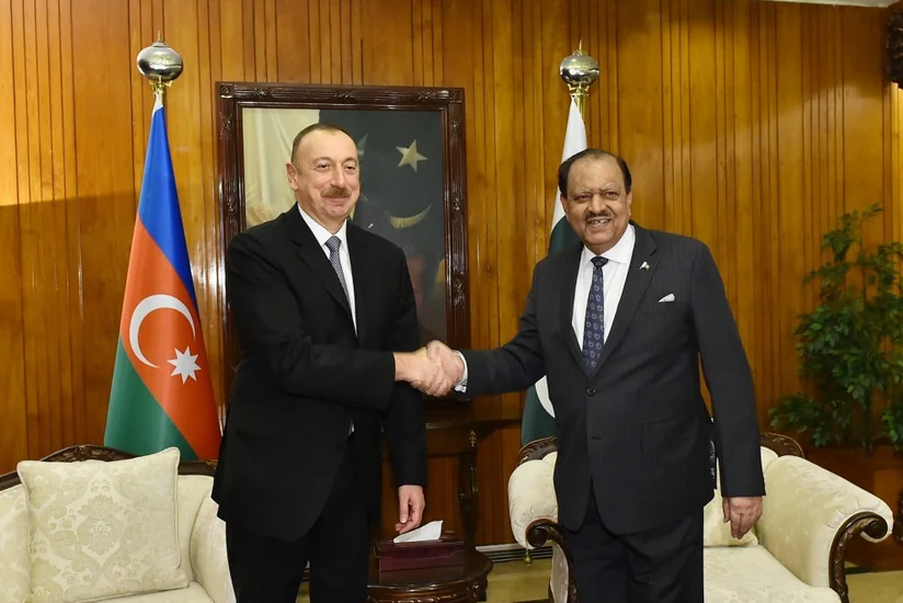 Məmnun Hüseyn: Pakistan və Azərbaycan strateji tərəfdaşlar olmaqla yanaşı, həm də qardaş dövlətlərdir