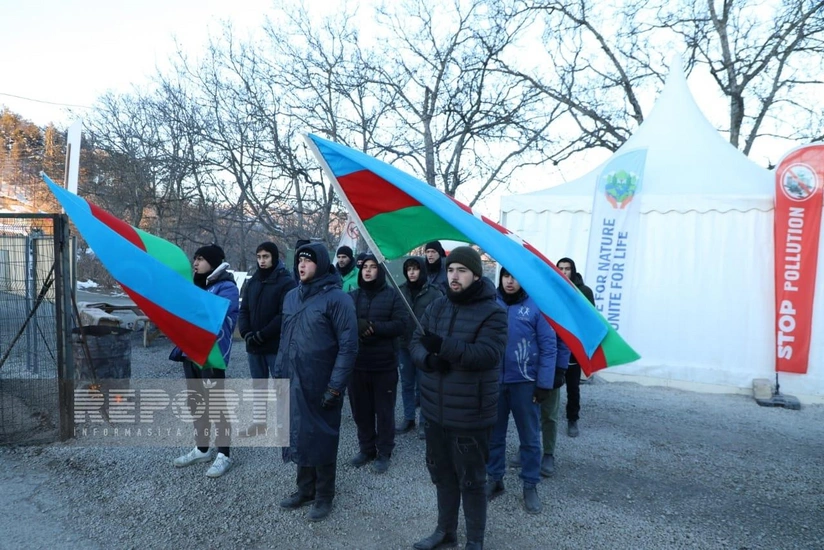 Акция на дороге Ханкенди-Лачын продолжается уже 66 дней