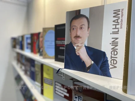 Beynəlxalq kitab yarmarkasında Azərbaycan kitabları da nümayiş olunur