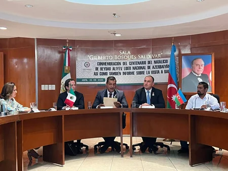 Meksika parlamentində Heydər Əliyevin 100 illik yubileyinə həsr olunan konfrans keçirilib