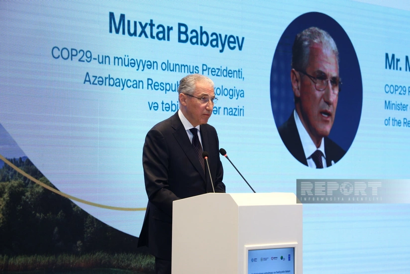 Muxtar Babayev: Dünyanın narahat edən problemlərdən biri iqlim dəyişikliyidir