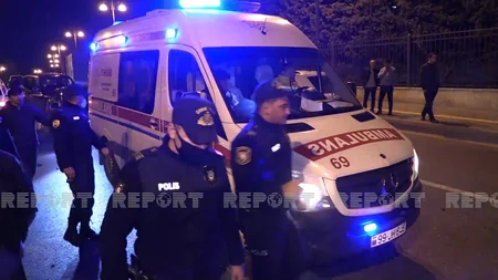 Bakıda əks yola çıxan avtomobil qəza törədib, xəsarət alanlar var