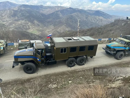 По дороге Ханкенди-Лачын беспрепятственно проехали 83 автомобиля миротворцев
