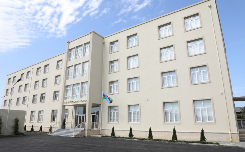 President Ilham Aliyev views conditions created at secondary school No 71 in Sabunchu district