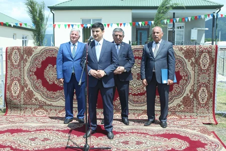 Zaqatalada Qarabağ müharibəsi əlilləri və şəhid ailələrinə fərdi yaşayış evləri verilib