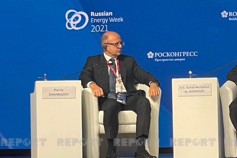 Azerbaijani minister attending session within Russian Energy Week