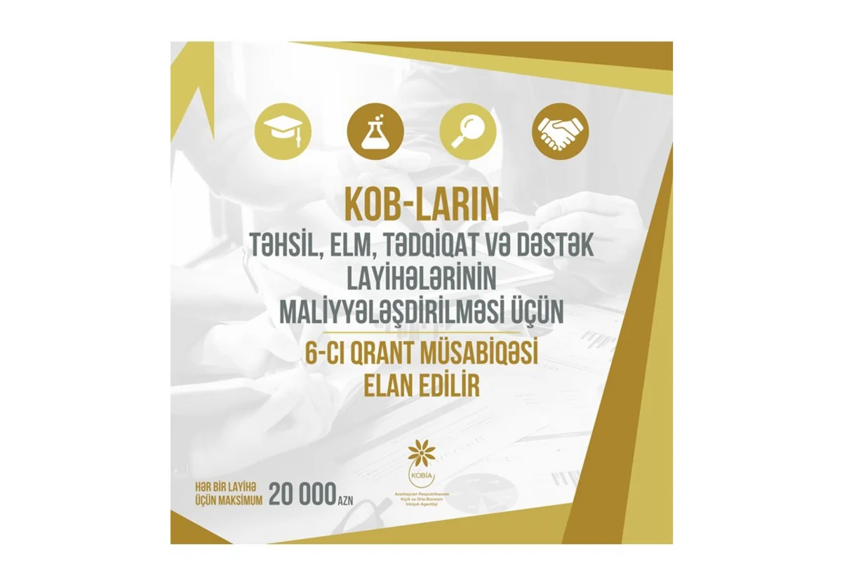 Azərbaycanda KOB-ların layihələrinin maliyyələşdirilməsi üçün müsabiqə elan edilib