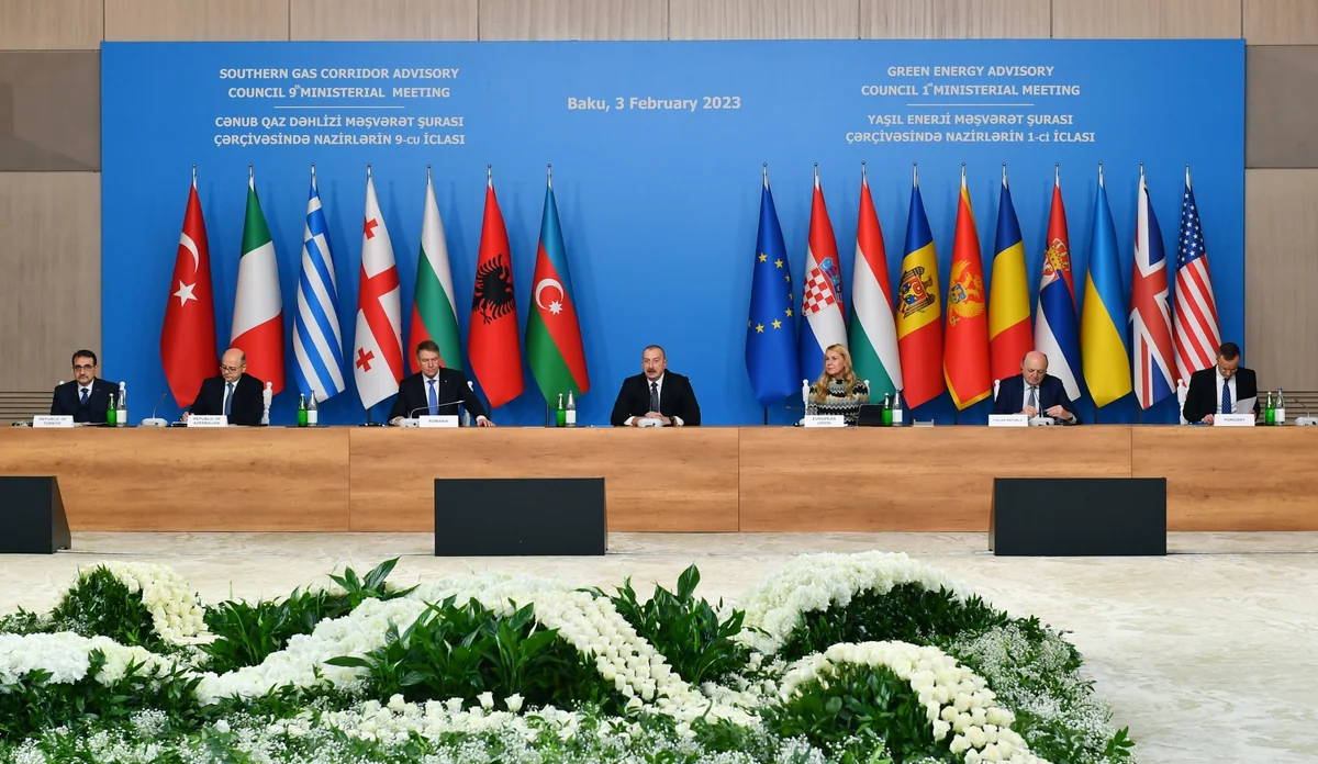 Cənub Qaz Dəhlizi Məşvərət Şurası çərçivəsində nazirlərin 9-cu, Yaşıl Enerji Məşvərət Şurası çərçivəsində nazirlərin 1-ci iclaslarının açılışı olub