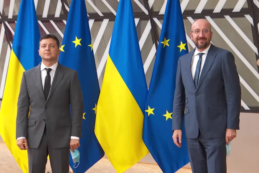 Ukrayna Prezidenti Avropa İttifaqı Şurasının sədri ilə danışıb