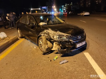 Bakıda yük və minik avtomobilləri toqquşub - FOTO - VİDEO - YENİLƏNİB