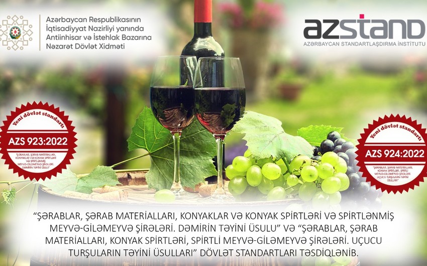 Azərbaycanda şərabçılıq sahəsində yeni dövlət standartları qəbul edilib