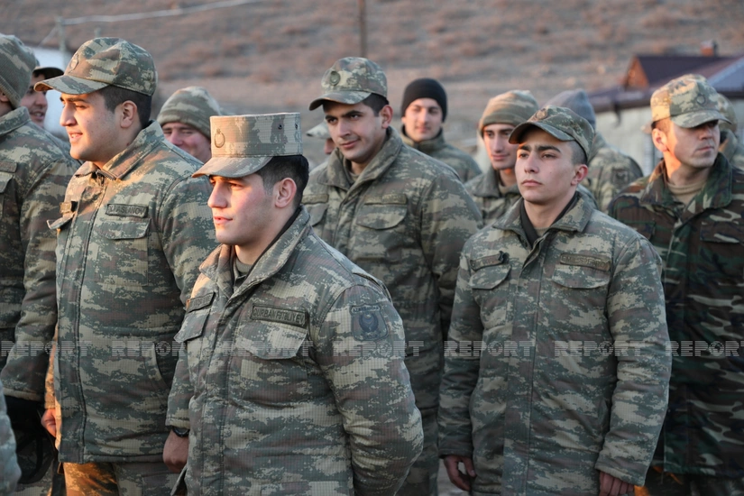 Ağdamda xidmət edən əsgərlərimizə sovqat paylanılıb