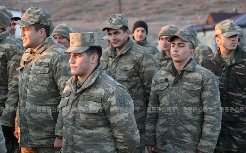 Ağdamda xidmət edən əsgərlərimizə sovqat paylanılıb
