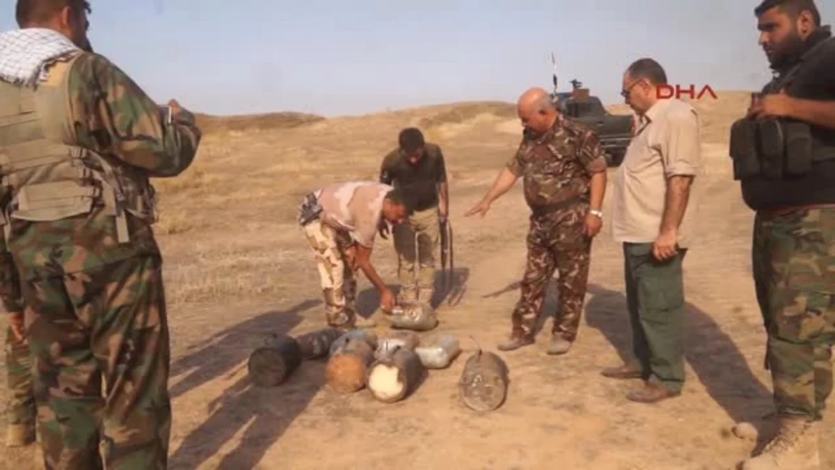 İraqda İŞİD-ə qarşı döyüşən türkmənlər Azərbaycan bayrağı qaldırıblar