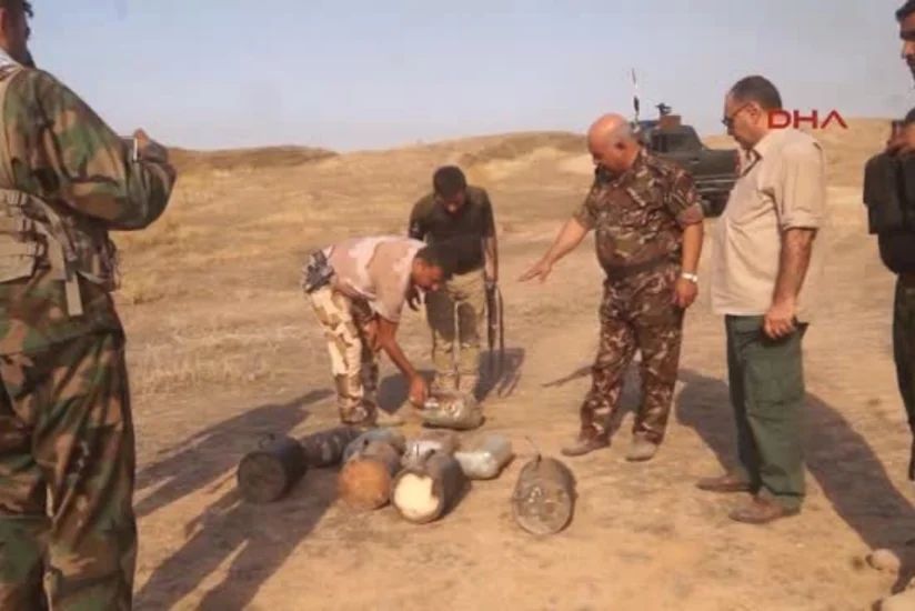 İraqda İŞİD-ə qarşı döyüşən türkmənlər Azərbaycan bayrağı qaldırıblar