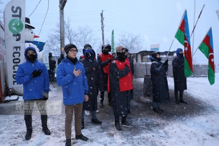 Protest action on Khankandi-Lachin road enters its 59th day