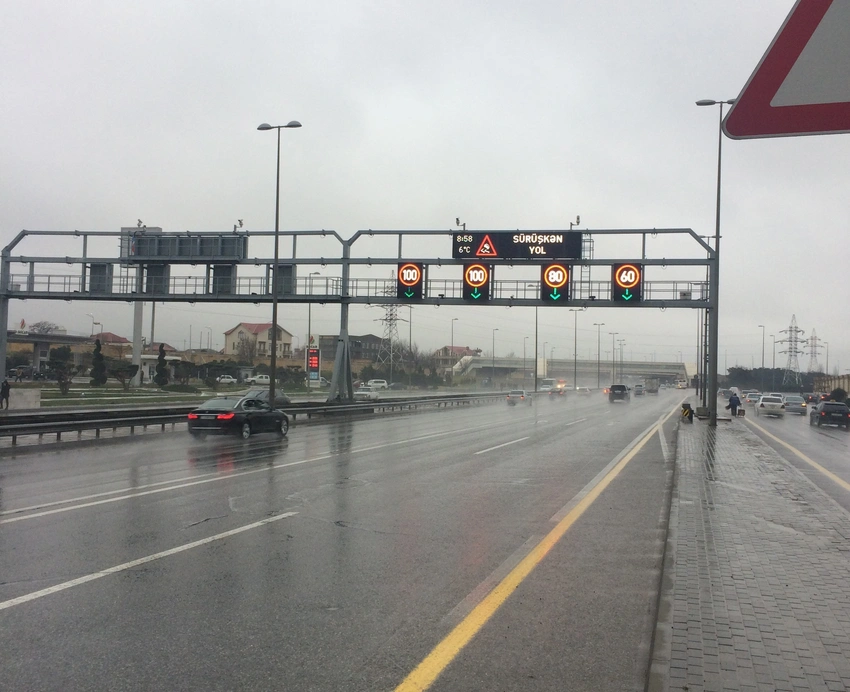 Bakının əsas magistral yollarında sürət həddi endirilib
