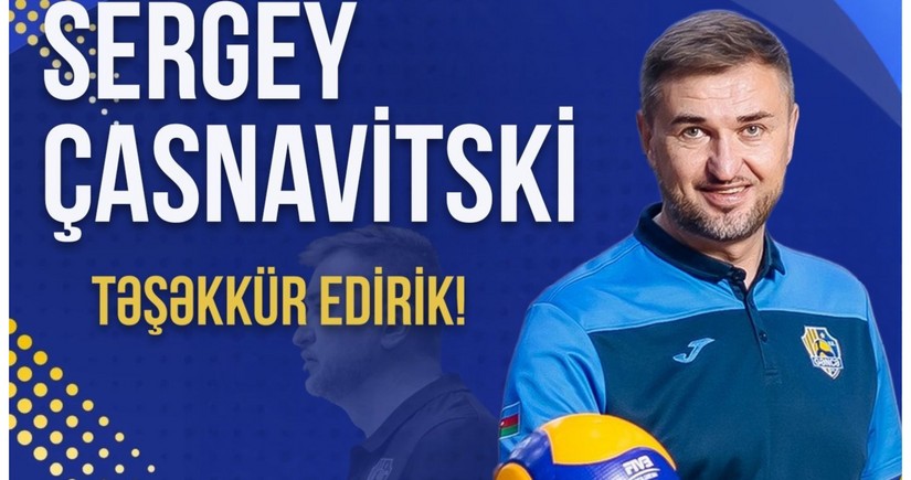 Azərbaycanın voleybol komandası baş məşqçisi ilə yollarını ayırıb