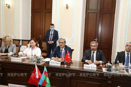 Kamran Əliyevlə Türkiyənin Ali Məhkəməsinin Baş Prokuroru arasında görüş olub 