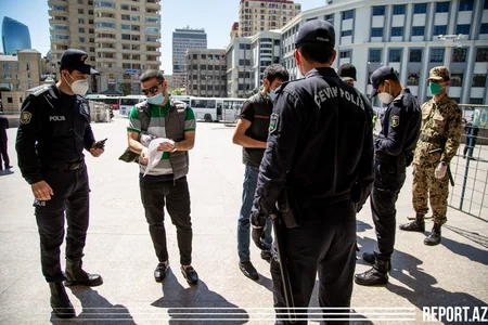 Bakıda polis naryadlarının sayı artırılıb - FOTOREPORTAJ