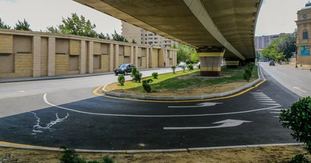 Bakıda daha bir yolda geridönmə təşkil edilib