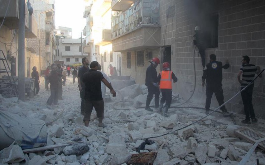 Suriyada yaşayış yerinin bombalanması nəticəsində 20 nəfər ölüb, 24 nəfər yaralanıb